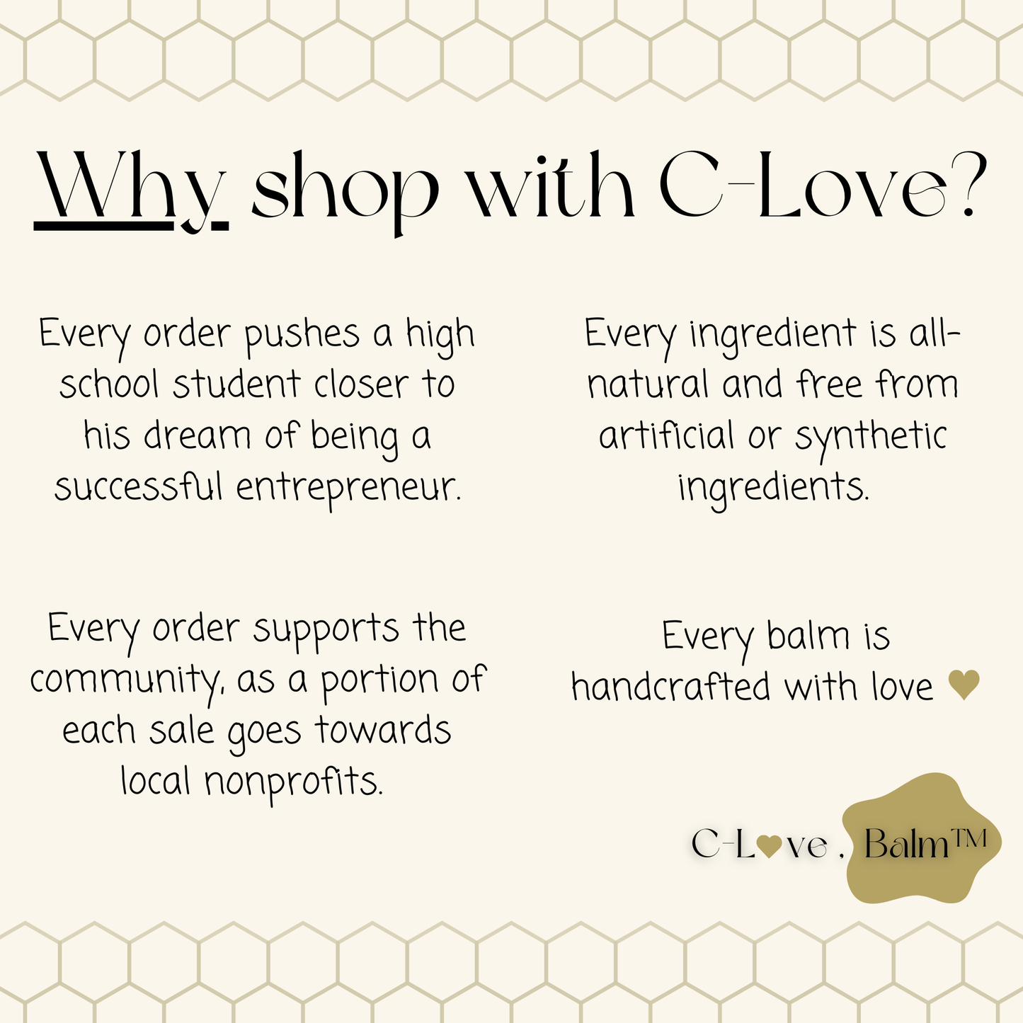 C-Love Balm (Tinted Vanilla)